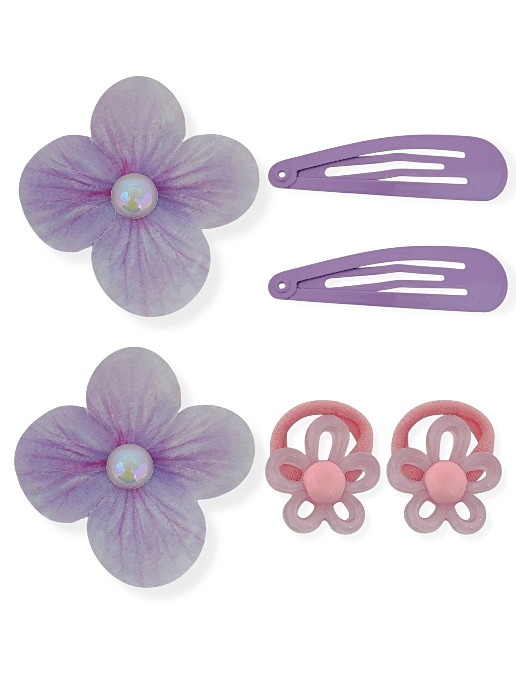 Kit Presilha Infantil Flores Coloridas