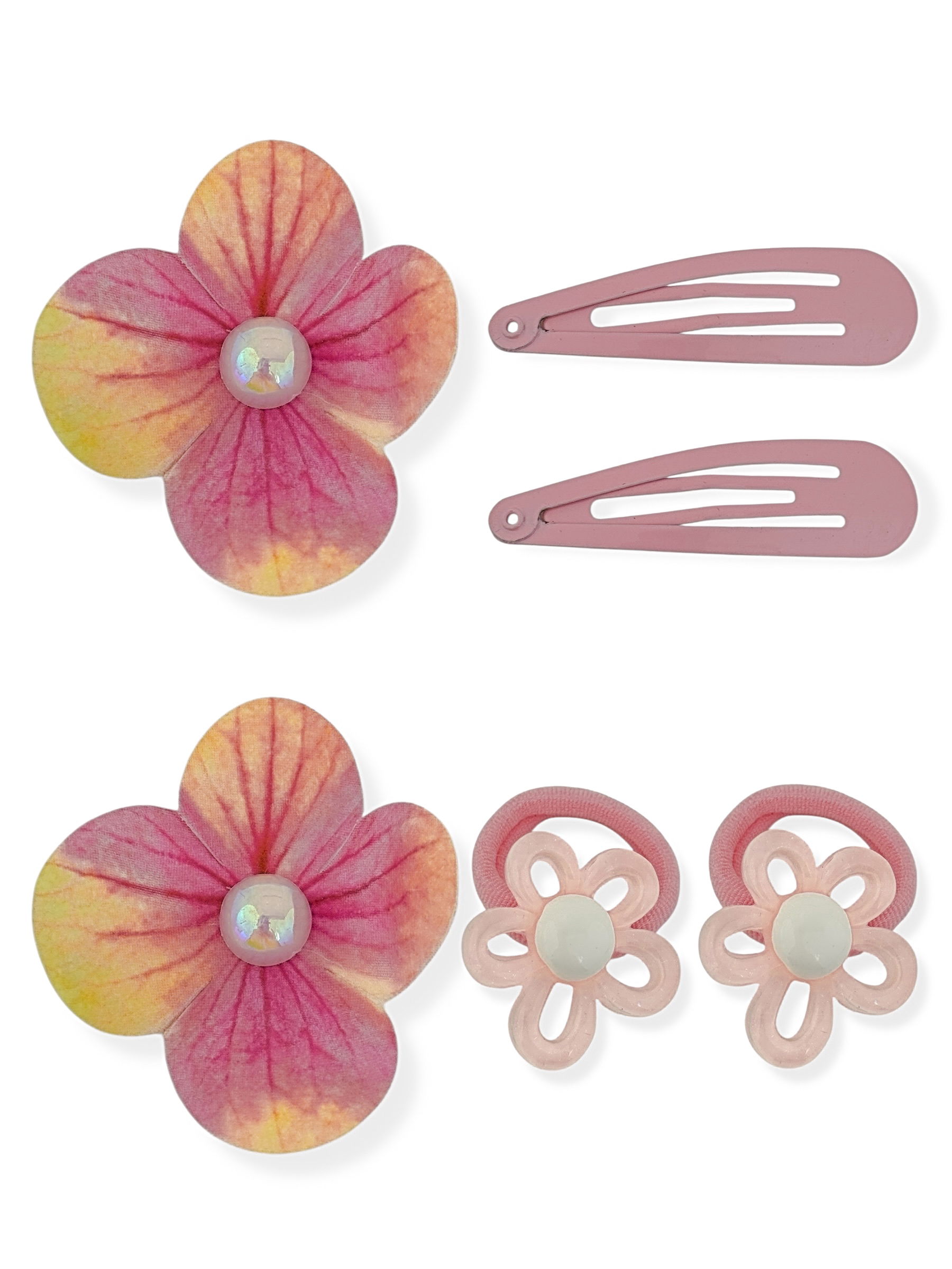 Kit Presilha Infantil Flores Coloridas