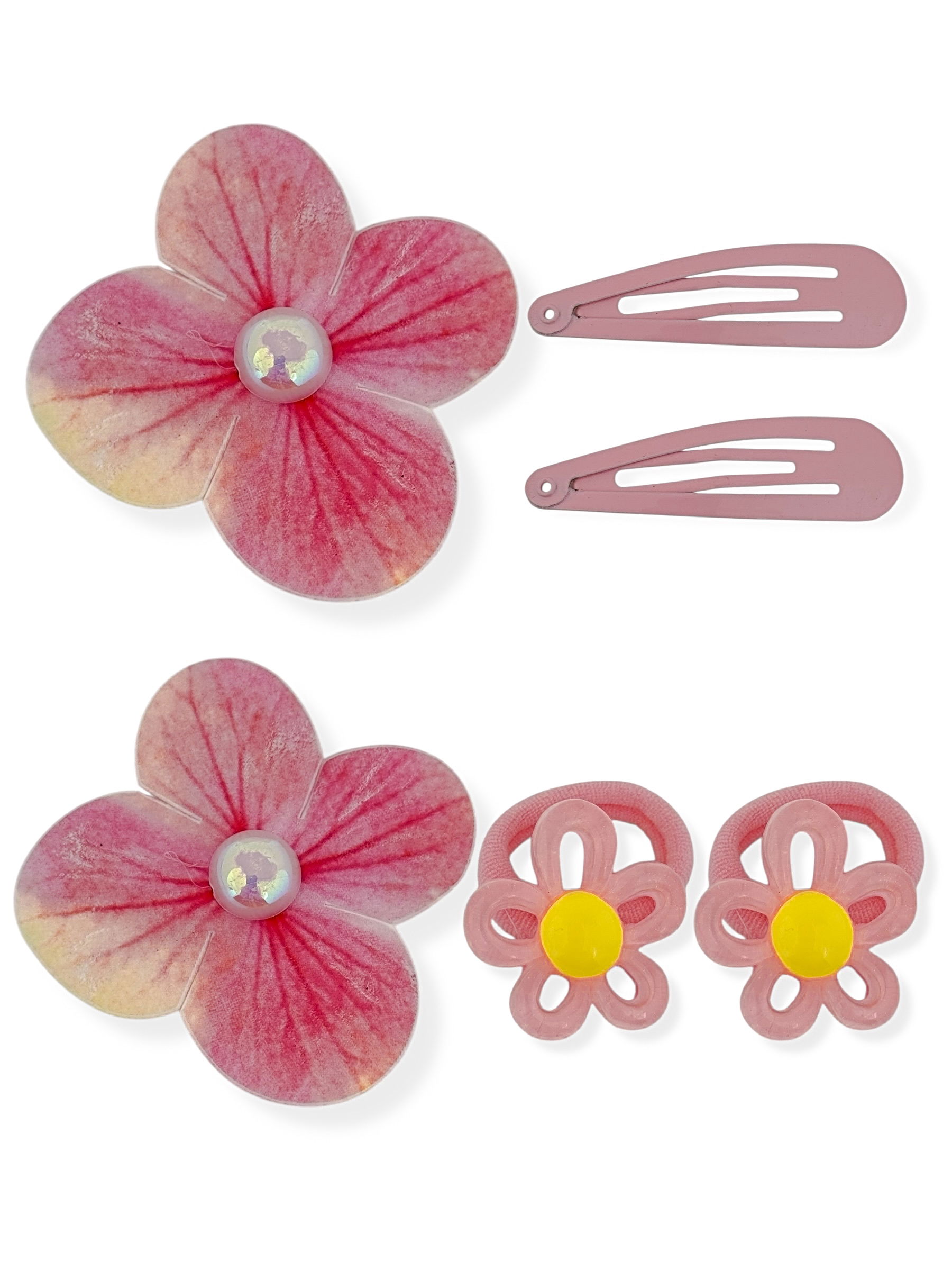 Kit Presilha Infantil Flores Coloridas