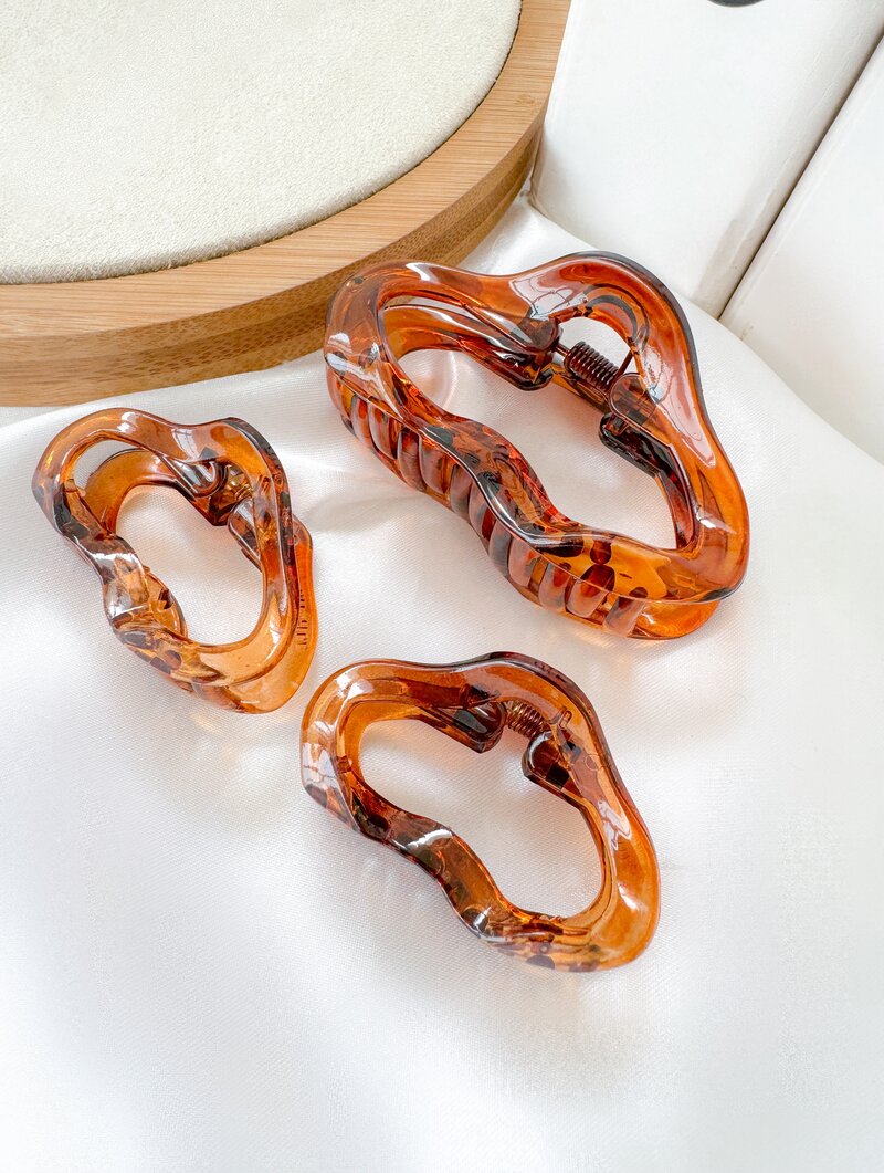 Kit Três Presilhas de Acrílico