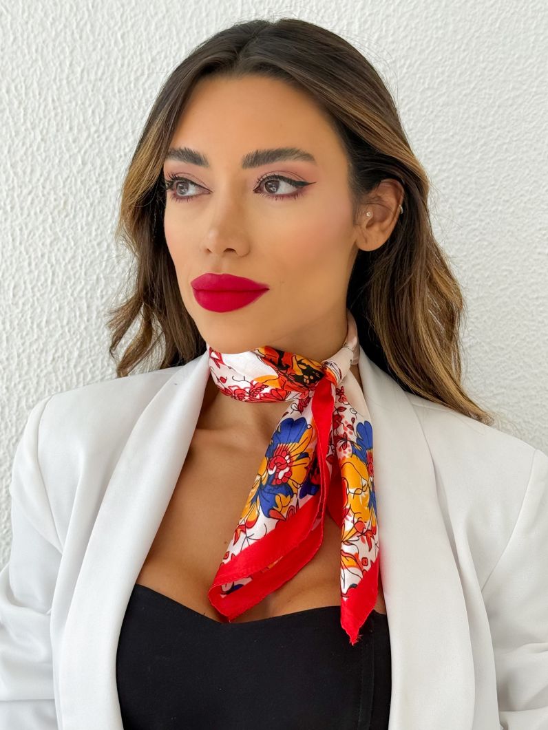 Lenço 50x50 Estampa Floral