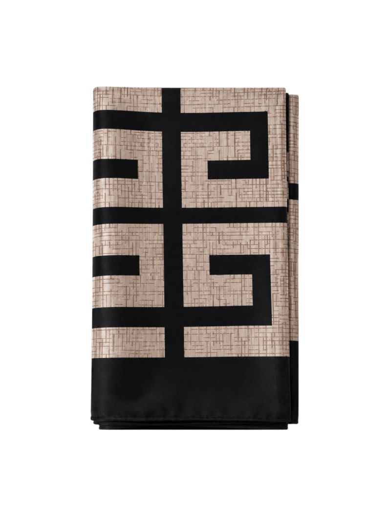 Lenço Estampa Geometric Royal