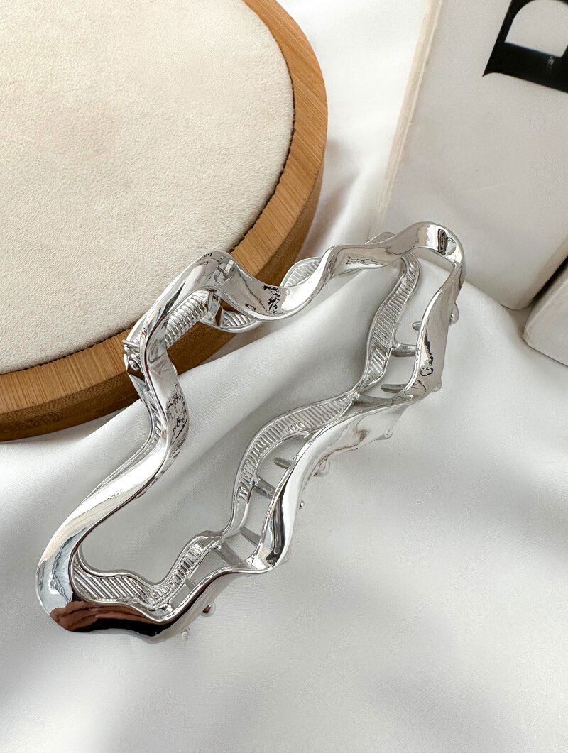 Maxi Presilha Folheada a Ouro 18k e Prata