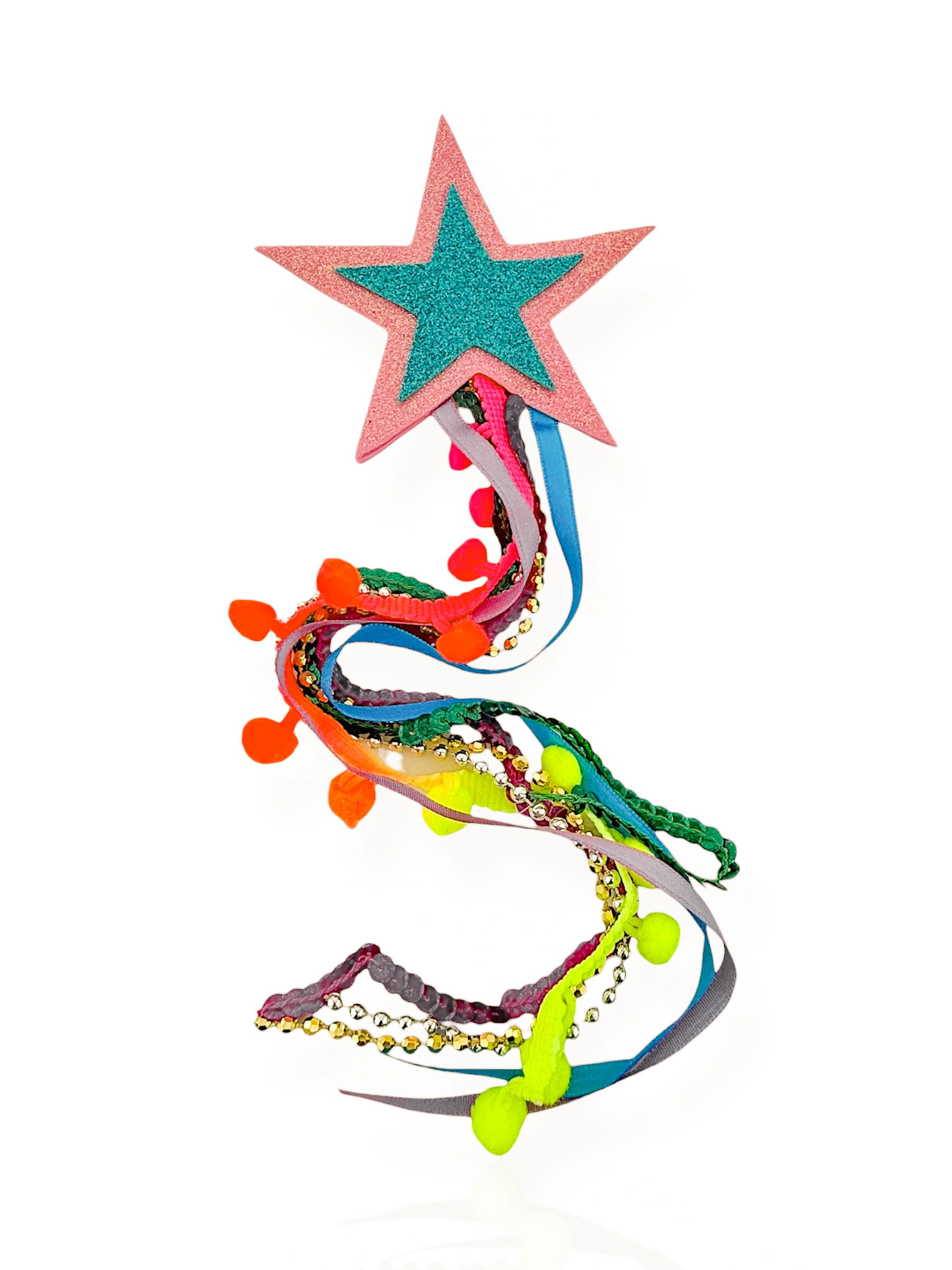 Ombreira com Estrela e Franja Colorida