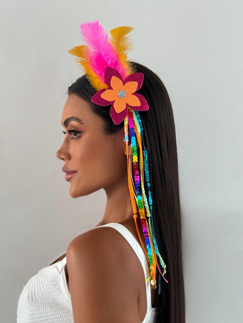 Ombreira com Flor e Franja