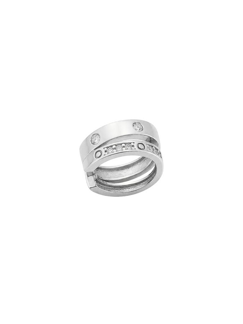 Piercing Folheado a Ouro 18k e Prata Com Microzircônias