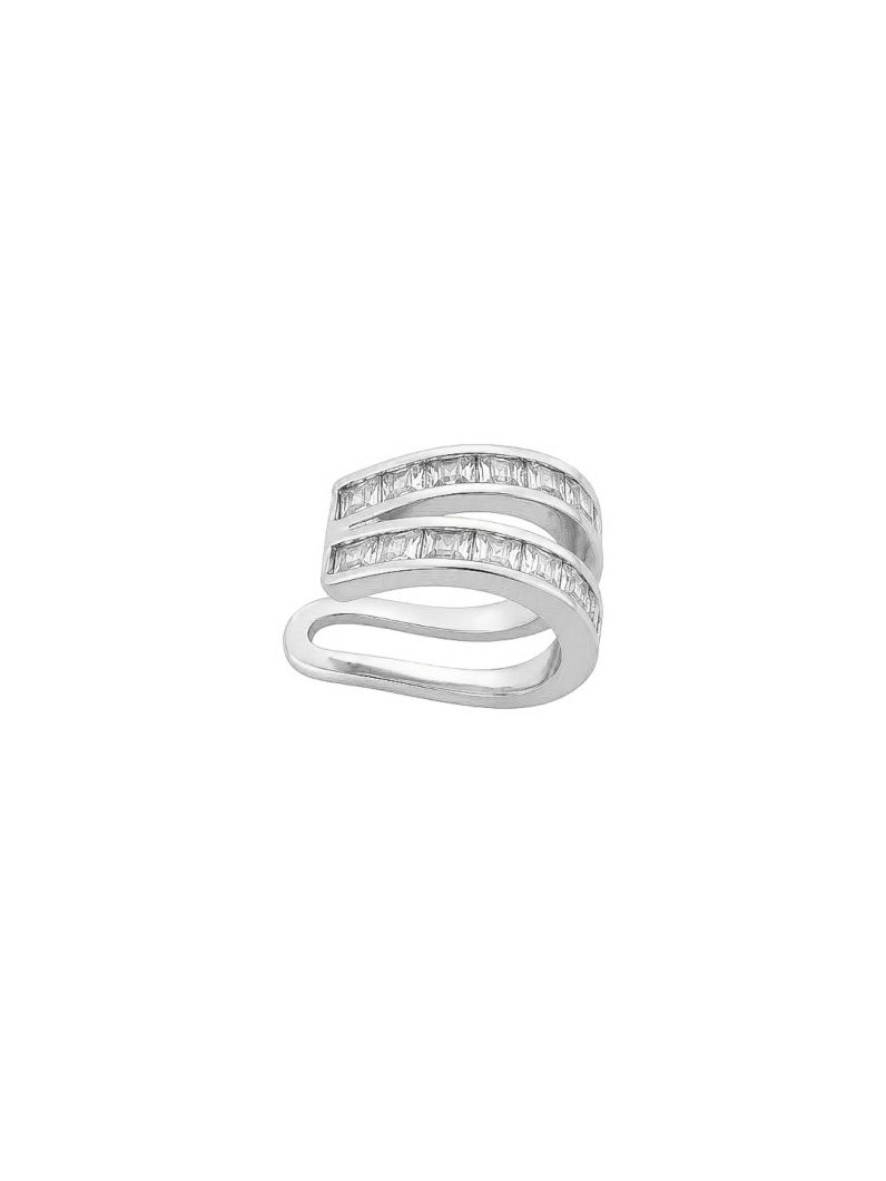 Piercing Folheado a Ouro 18k e Prata Cravejado Brilhante