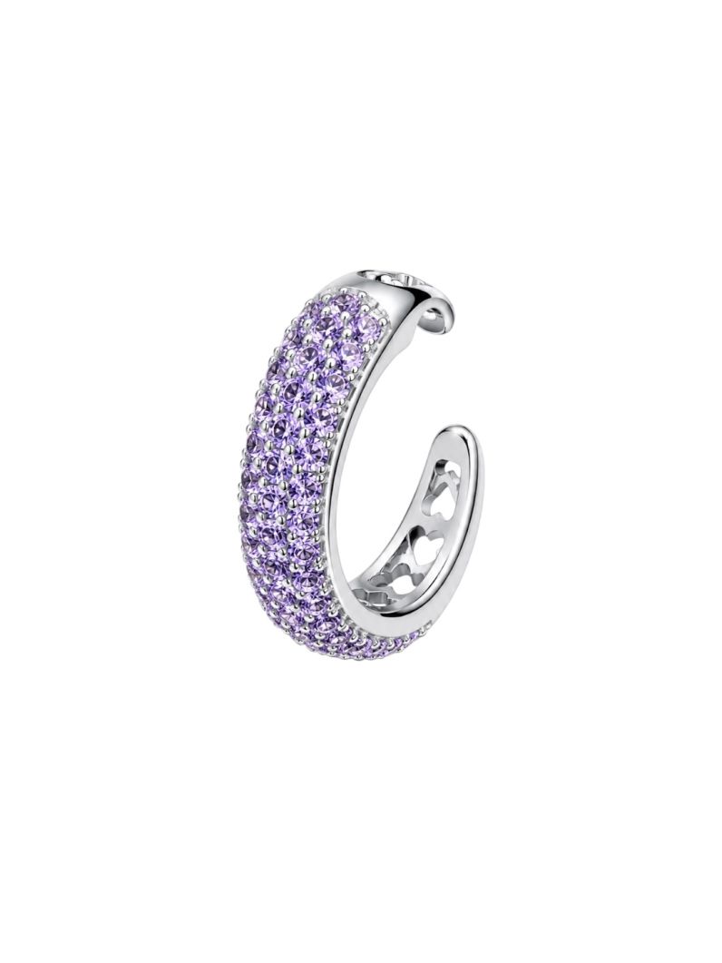 Piercing Folheado a Ouro 18k e Prata Cravejado Colorido
