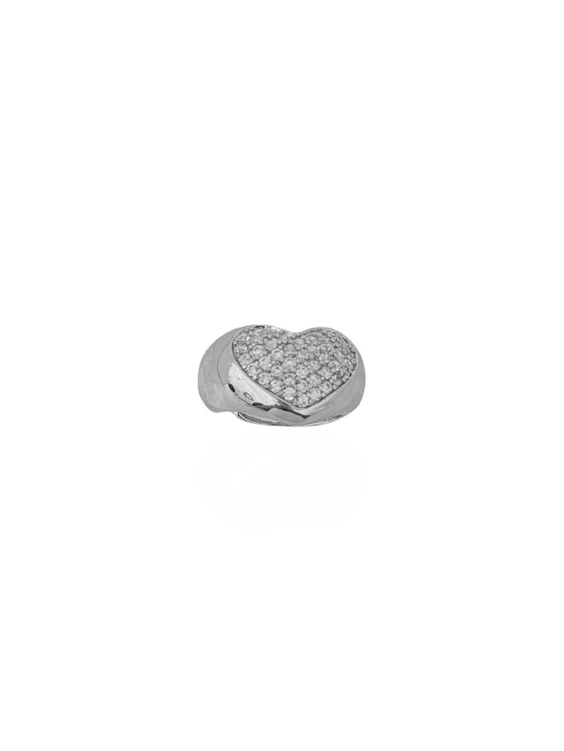 Piercing Folheado a Ouro 18k e Prata Design Coração