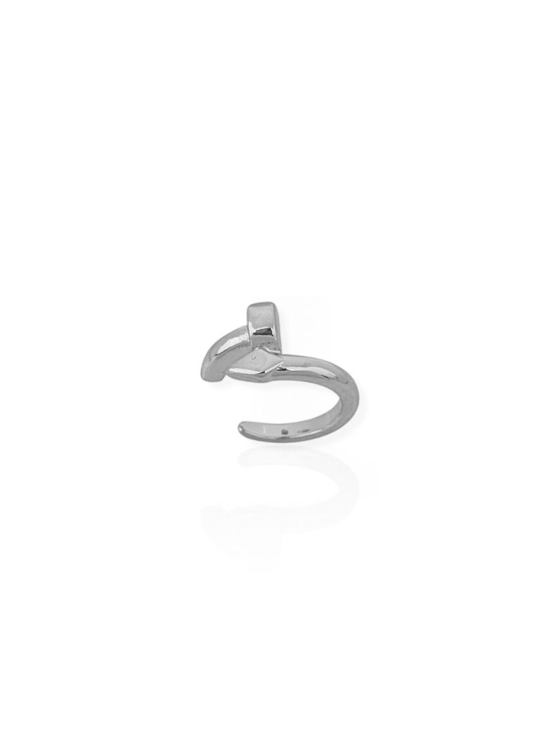 Piercing Folheado a Ouro 18k e Prata Design Prego