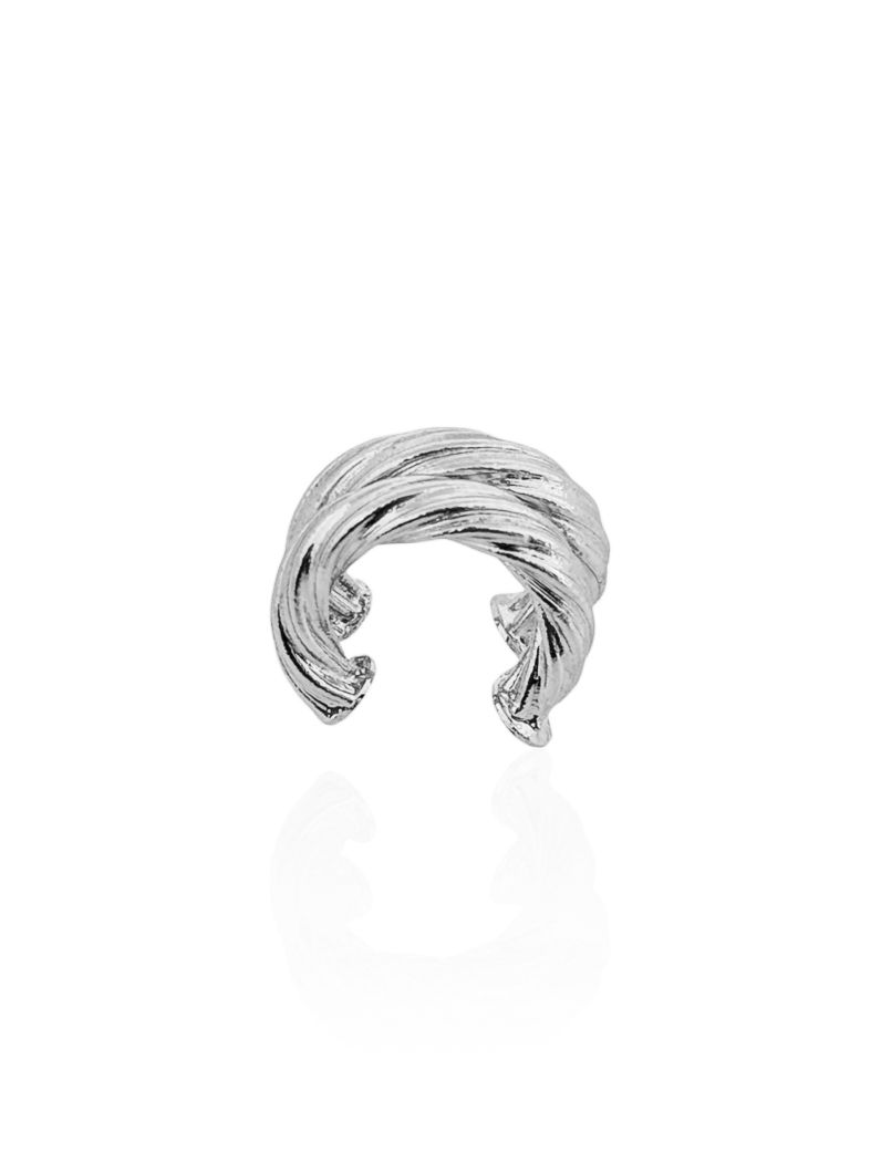 Piercing Folheado a Ouro 18k e Prata Duplo Torcido