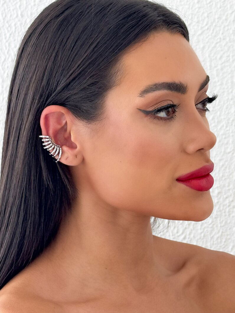 Piercing Folheado a Ouro 18K e Prata Fios
