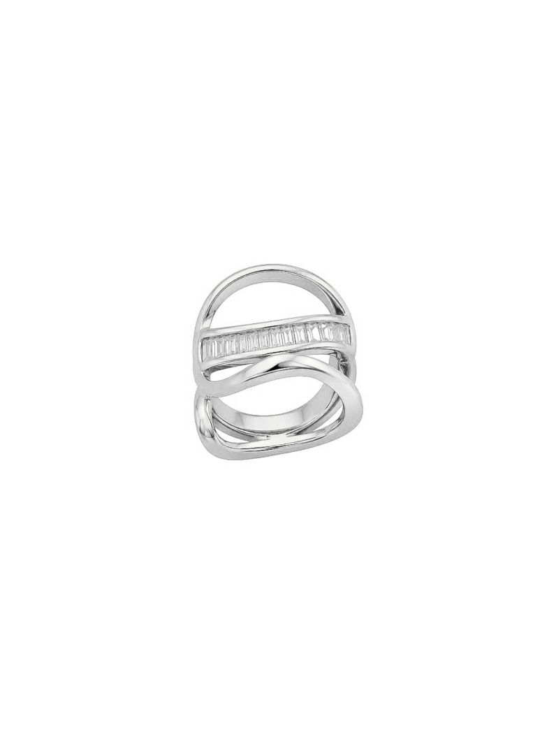 Piercing Folheado a Ouro 18k e Prata Ondulado Com Fios e Navetes