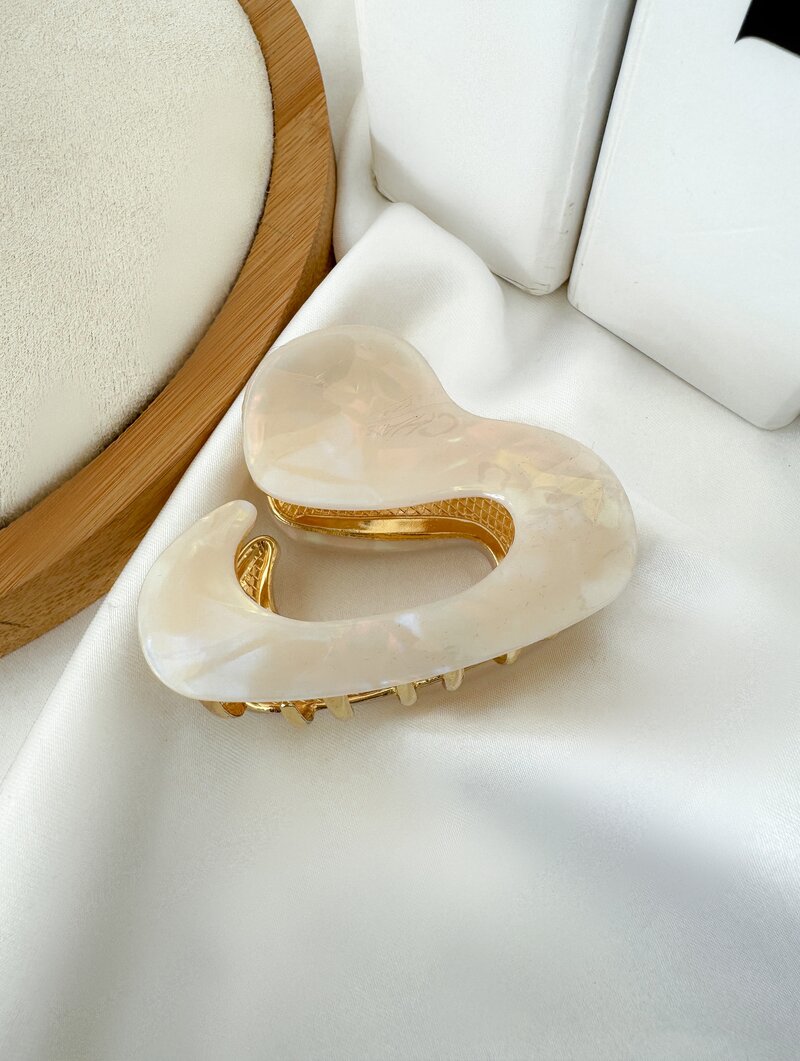 Presilha Folheada a Ouro 18k com Detalhe Resinado