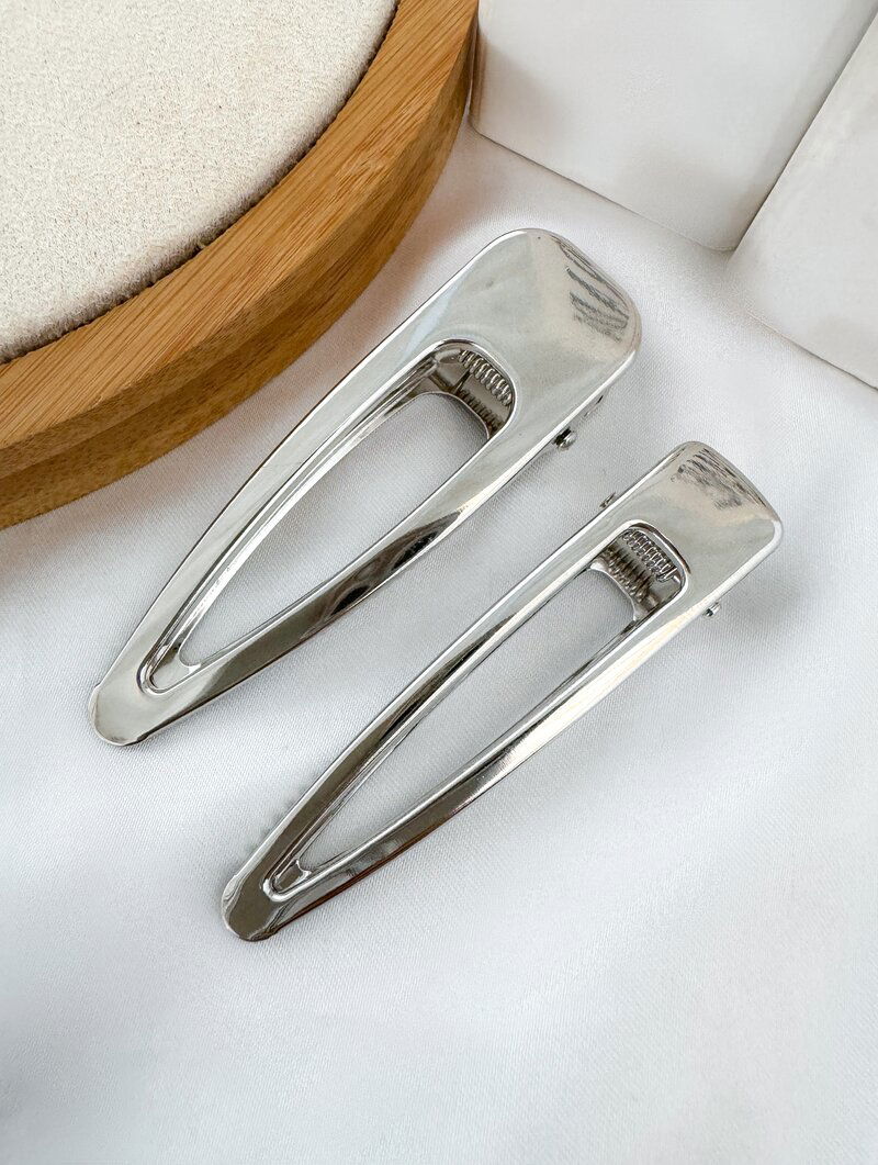 Presilha Folheada a Ouro 18k e Prata Maxi Lisa