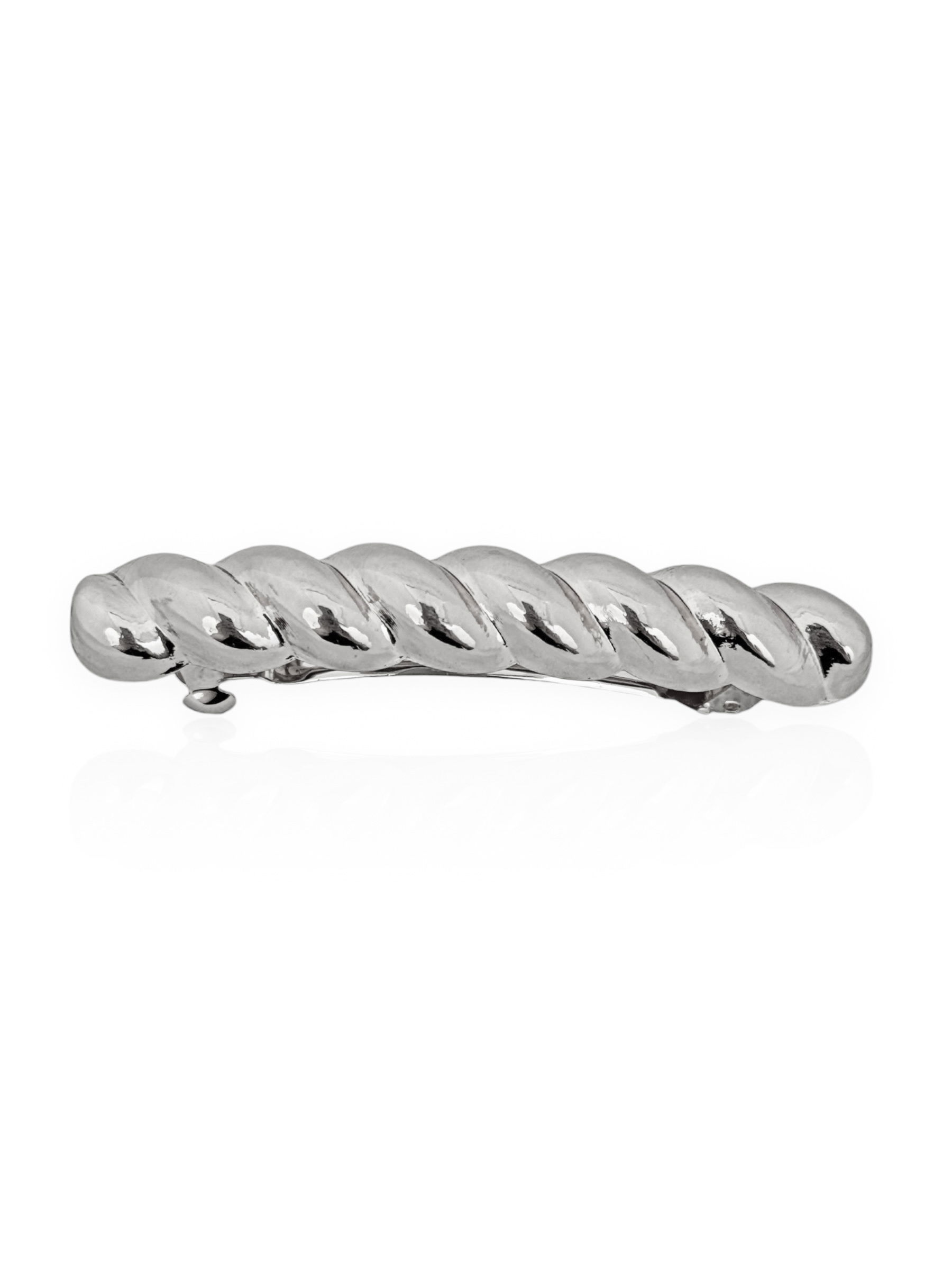 Presilha folheado a ouro 18k e Prata Torcido