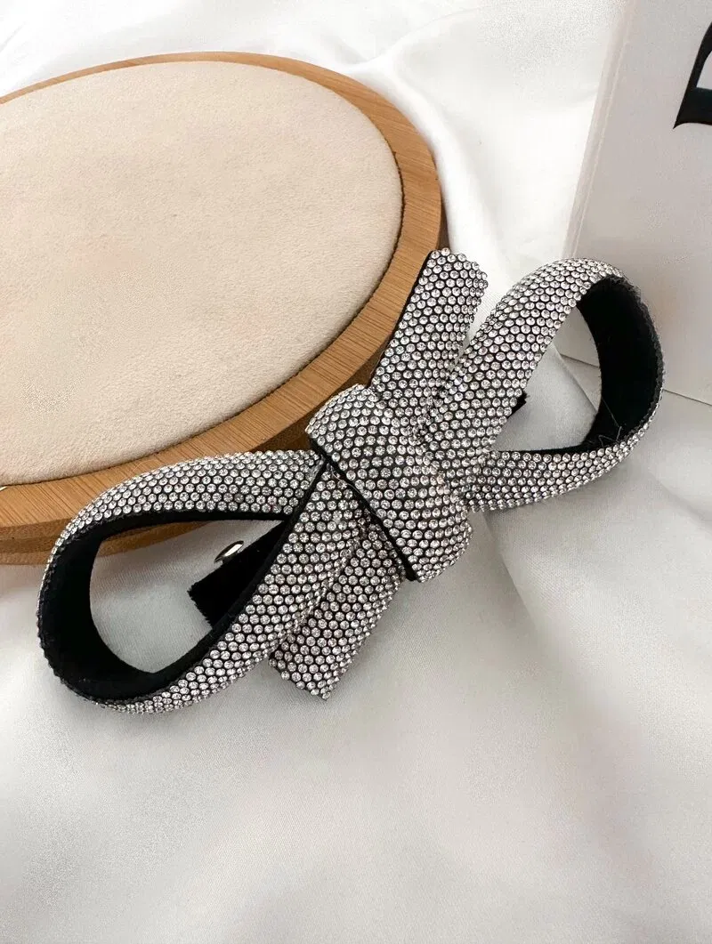 Presilha Laço com Strass