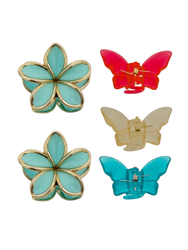 Presilhas Design Flor e Borboleta