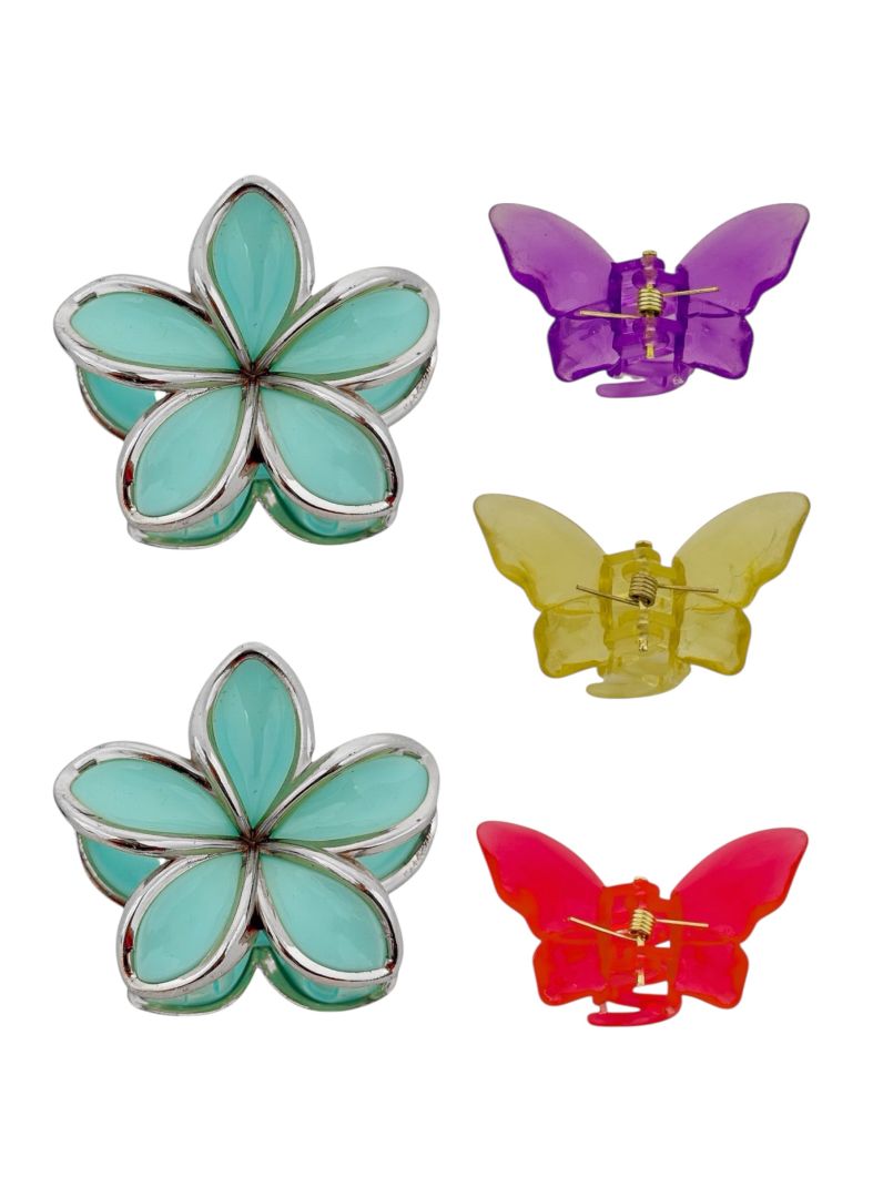 Presilhas Design Flor e Borboleta