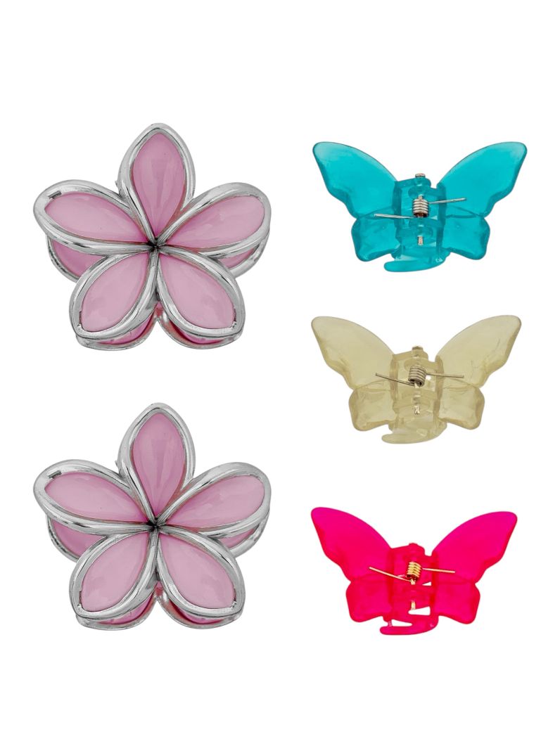 Presilhas Design Flor e Borboleta