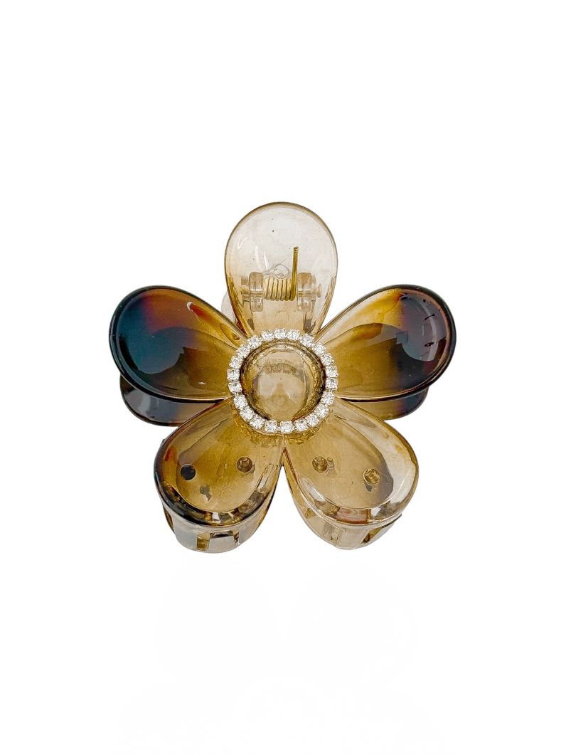 Presilhas Resina Flor Cravejada