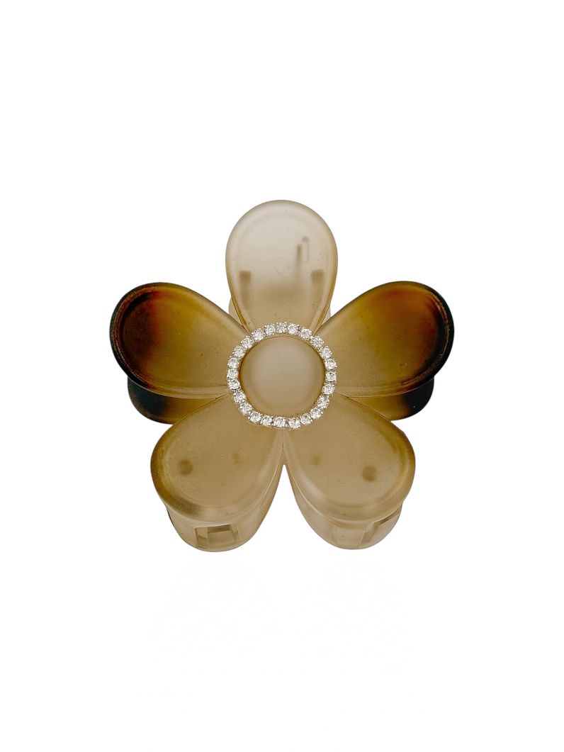 Presilhas Resina Flor Cravejada