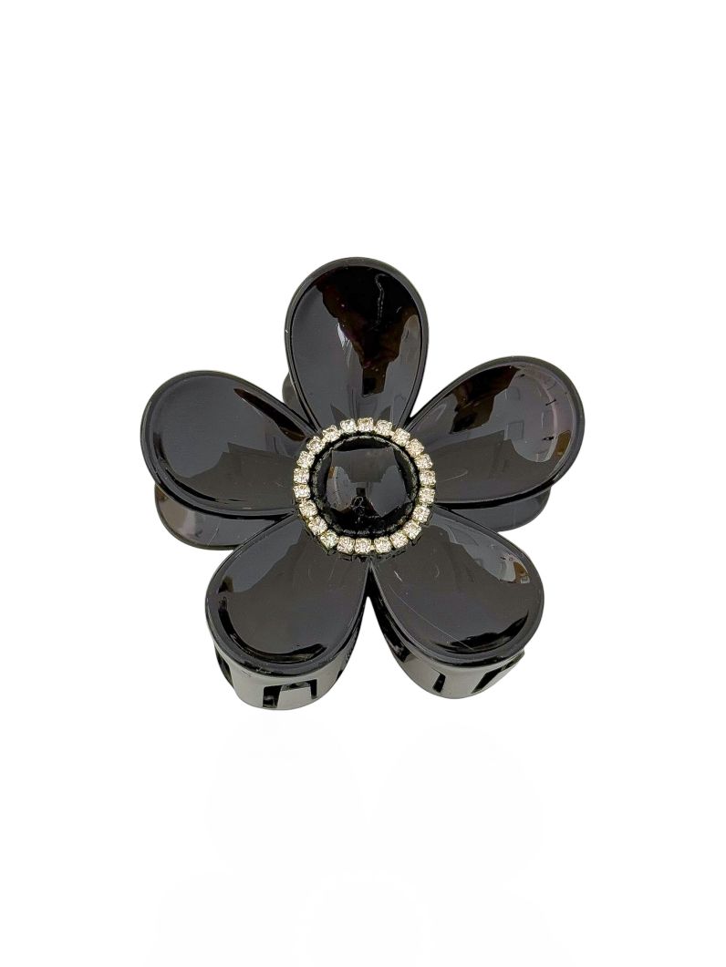 Presilhas Resina Flor Cravejada