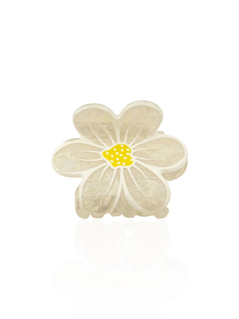 Presilhas Resina Flor Detalhada