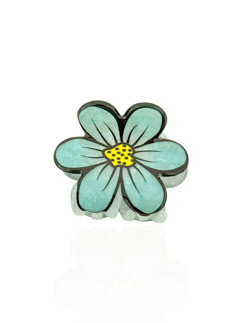 Presilhas Resina Flor Detalhada