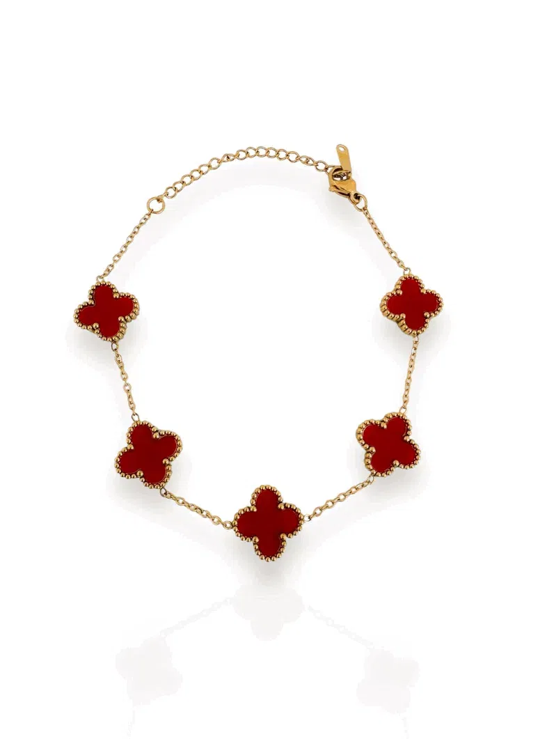 Pulseira Aço Inoxidável Ouro 18k e Prata Inspiração Vg. Resinado