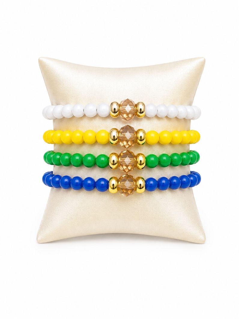 Pulseira de Missangas Design Brasil
