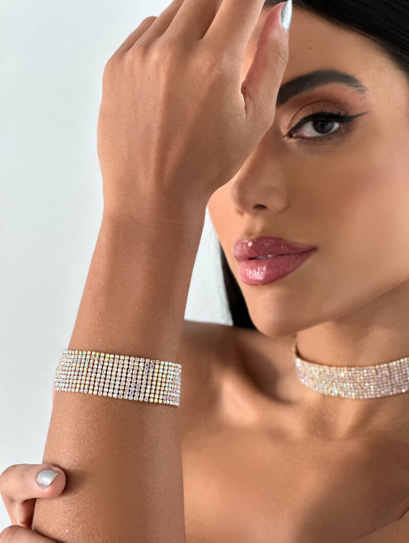 Pulseira de Strass