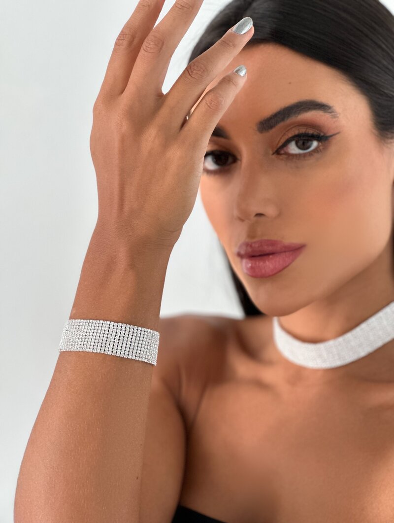 Pulseira de Strass