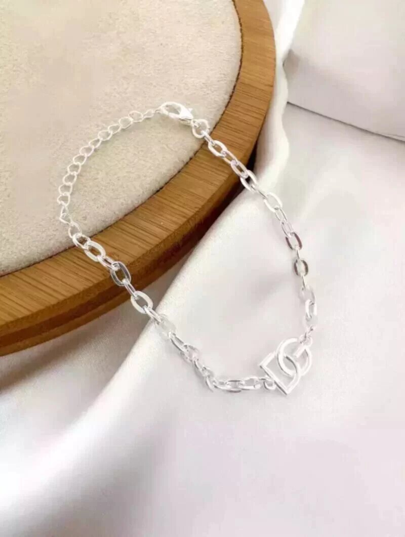 Pulseira elos redondos inspiração joalheria folheado a ouro 18k e prata 925