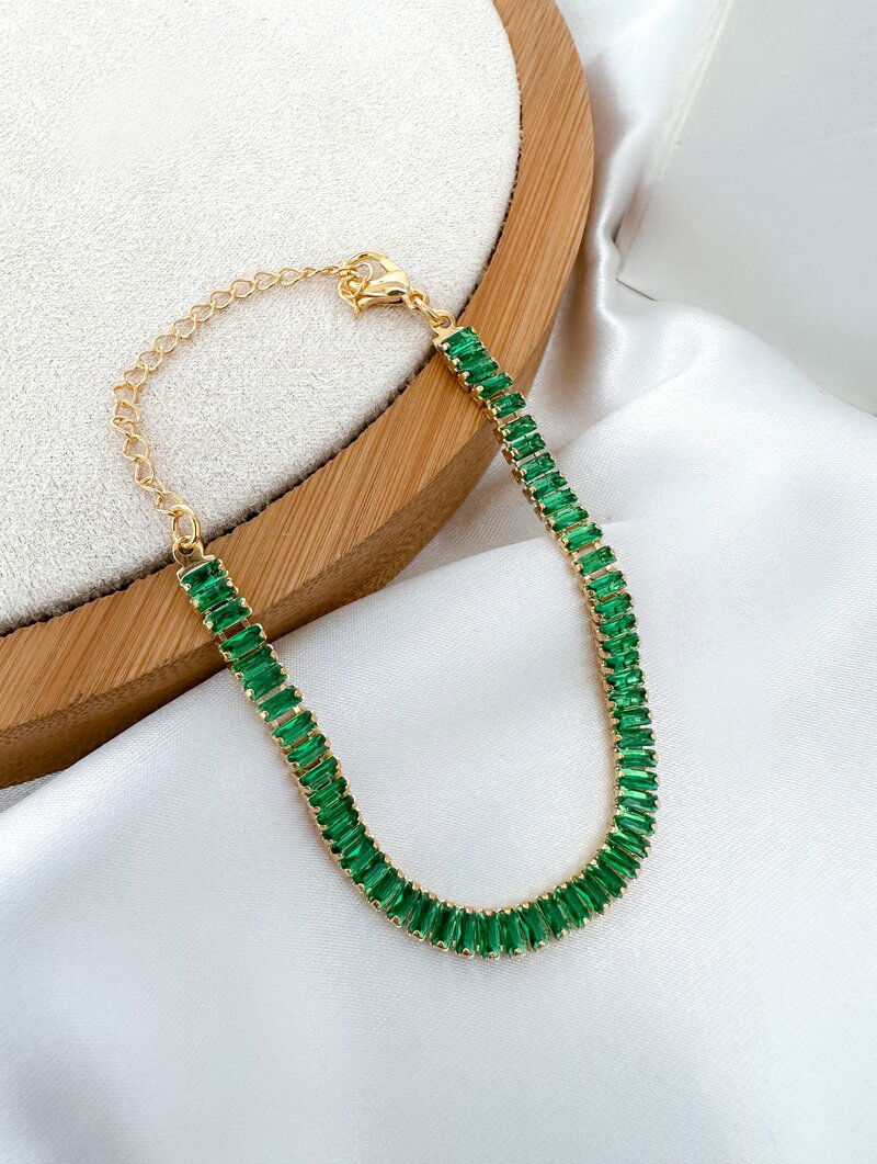 Pulseira Folheada a Ouro 18k Corrente de Navetes