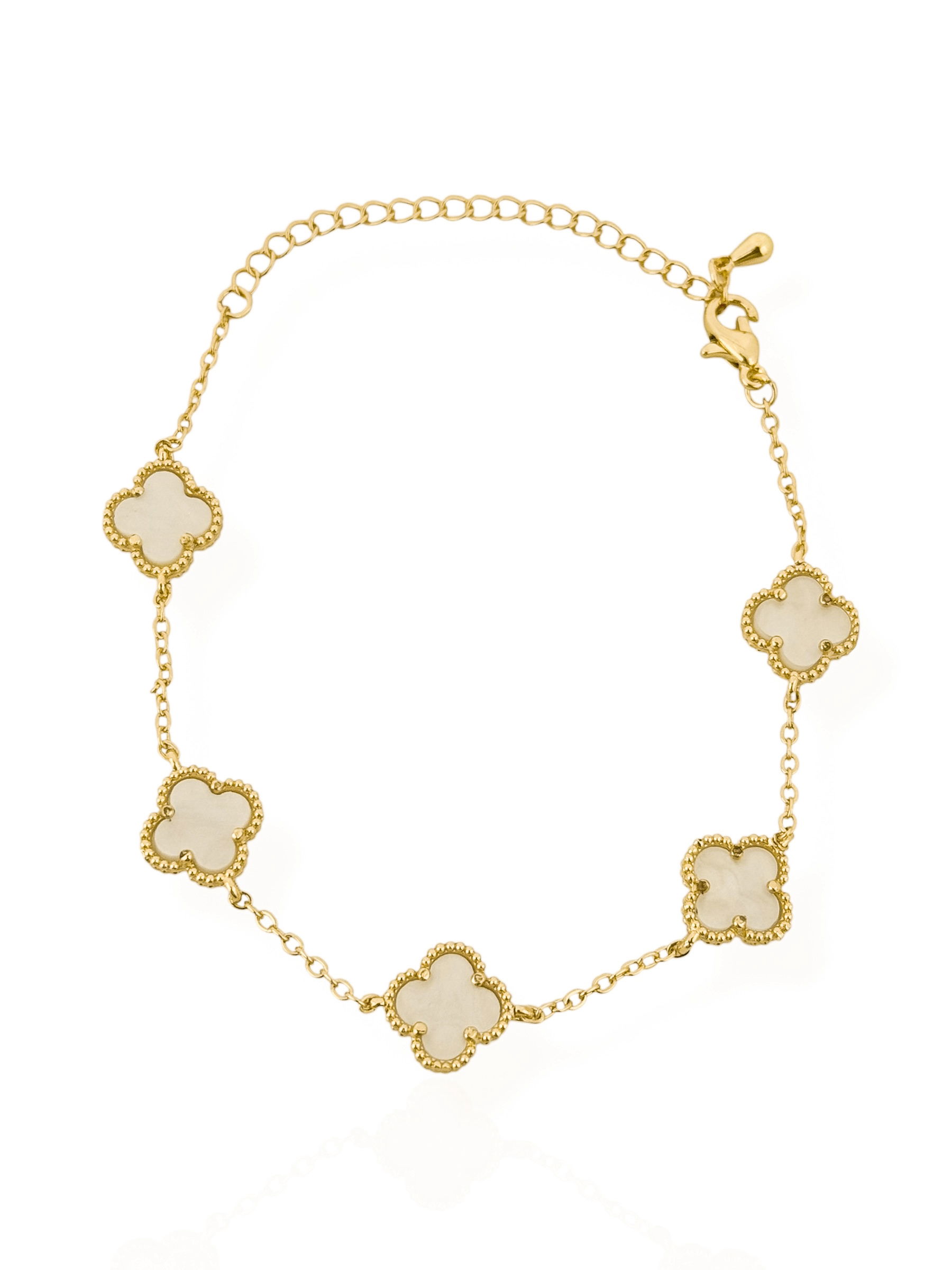 Pulseira Folheada a Ouro 18k e Prata Inspiração Vg. Resinada