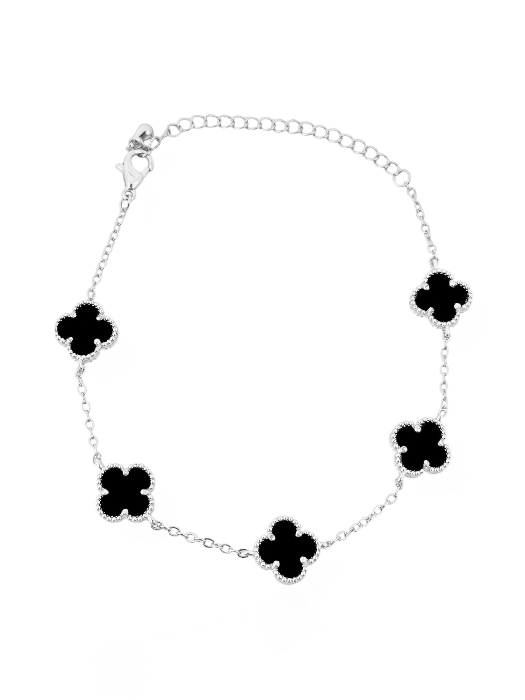 Pulseira Folheada a Ouro 18k e Prata Inspiração Vg. Resinada