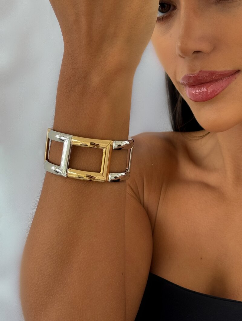 Pulseira Folheada a Ouro 18k e Prata Nairobi