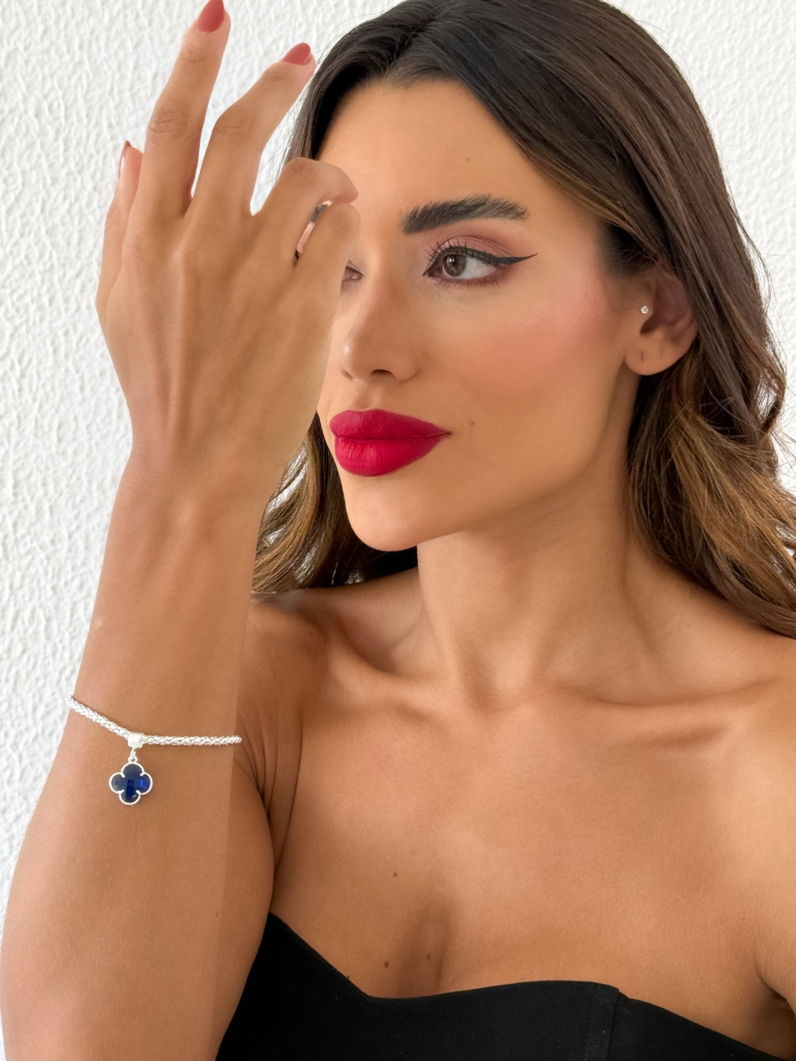 Pulseira Folheada a Ouro 18k e Prata Rabo de Tatu e Inspiração Vg