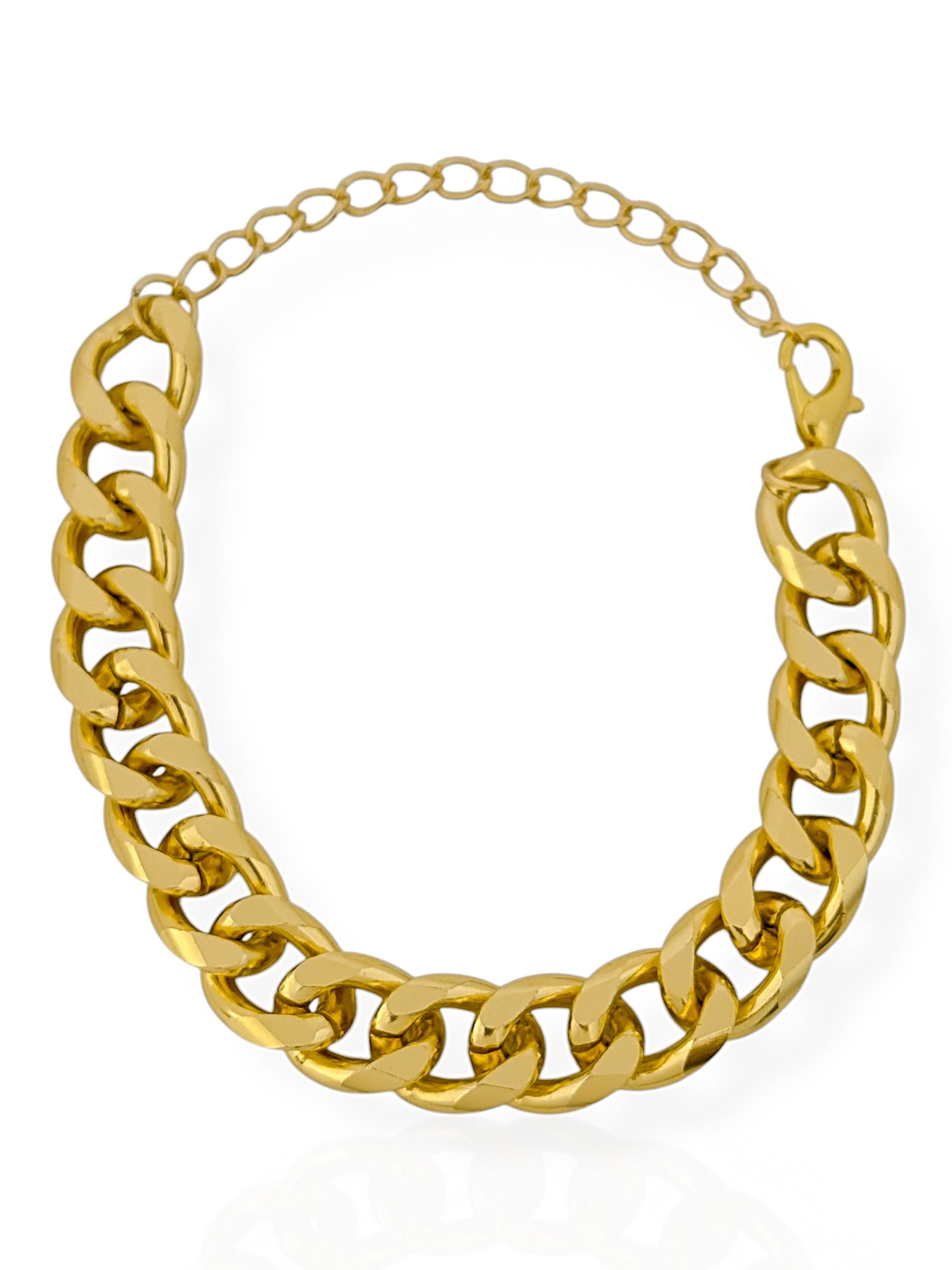 Pulseira Folheada a Ouro 18k Elos Grumet