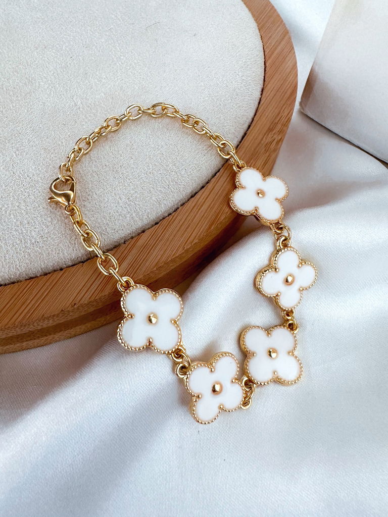 PULSEIRA FOLHEADA A OURO 18K INSPIRAÇÃO ALTA JOALHERIA