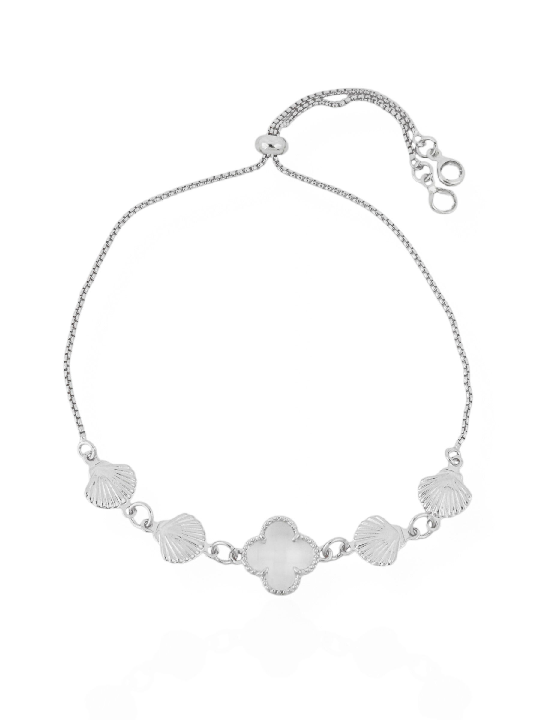 Pulseira Folheada a Ouro 18k Inspiração Vg. e Conchas