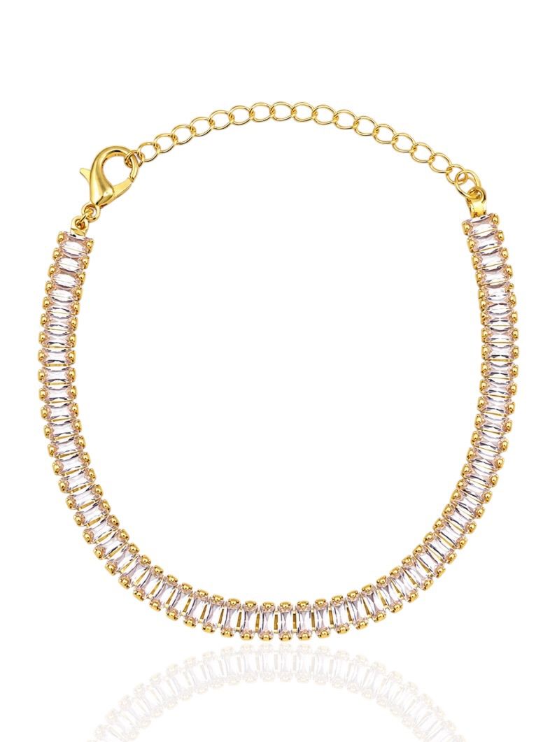 Pulseira Folheada a Ouro 18k Navete