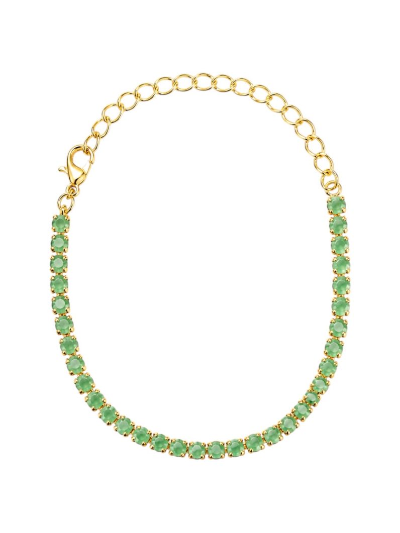 Pulseira Folheada a Ouro 18k Resinado Colorido