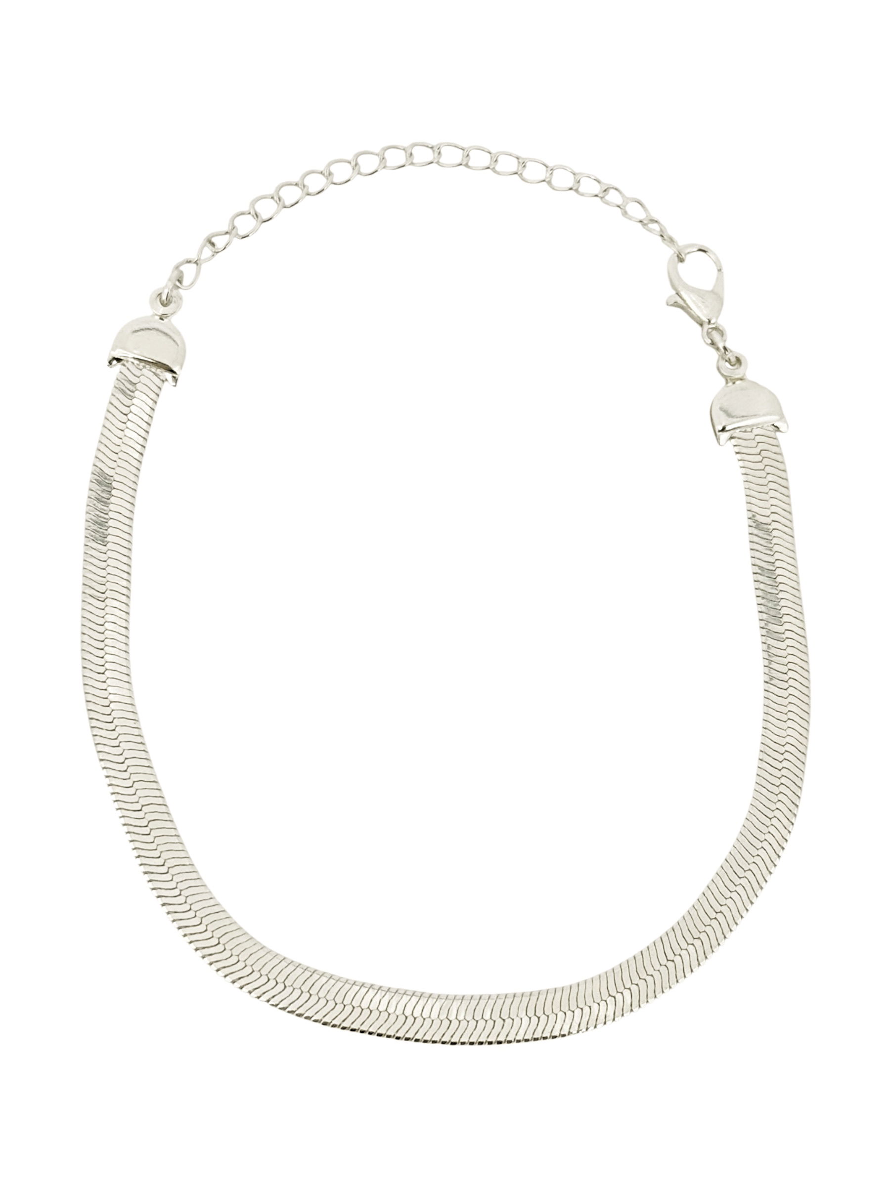 Pulseira Folheada a Prata 925 Fita Laminada