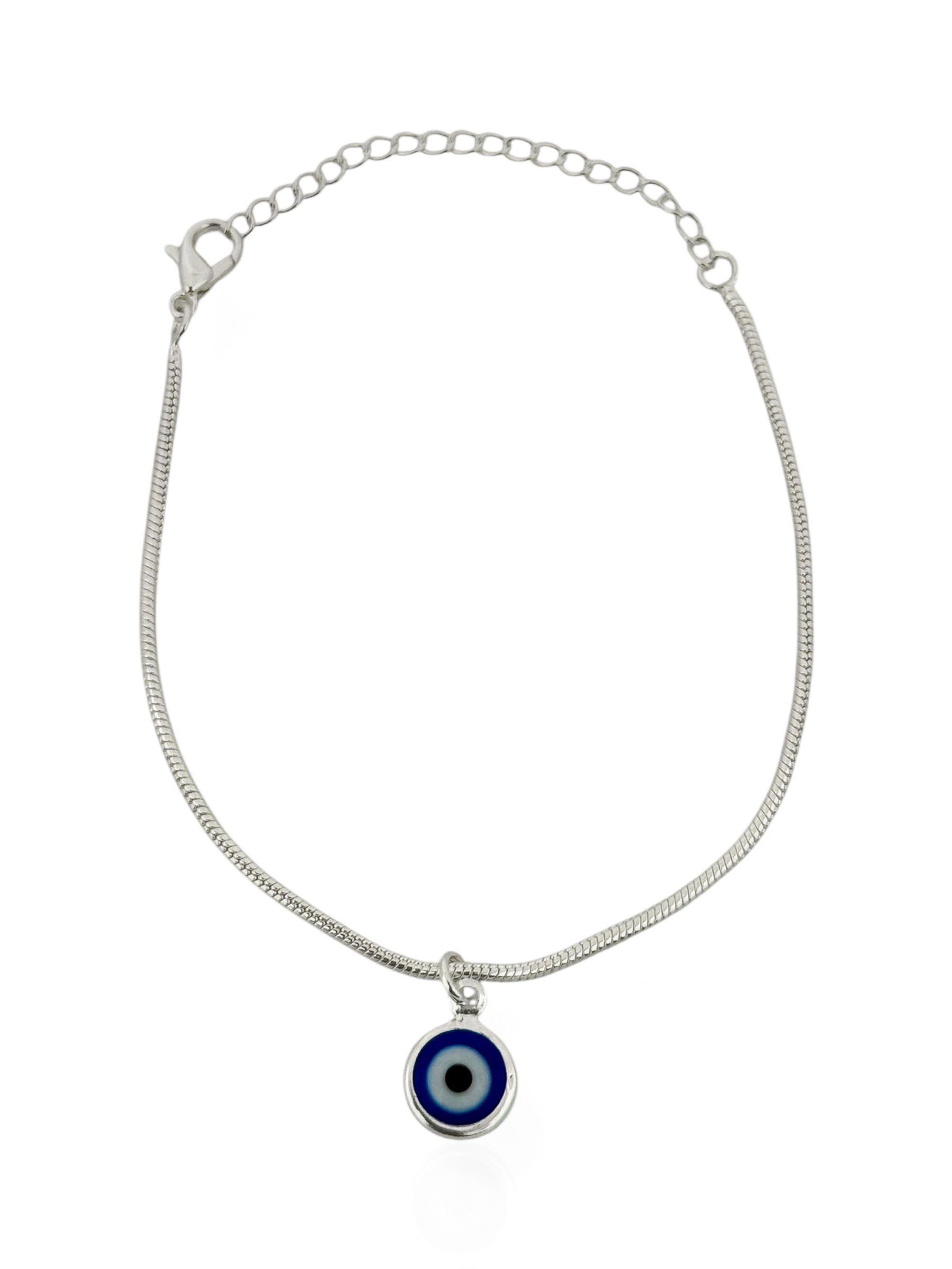 Pulseira Folheada a Prata 925 Olho Grego
