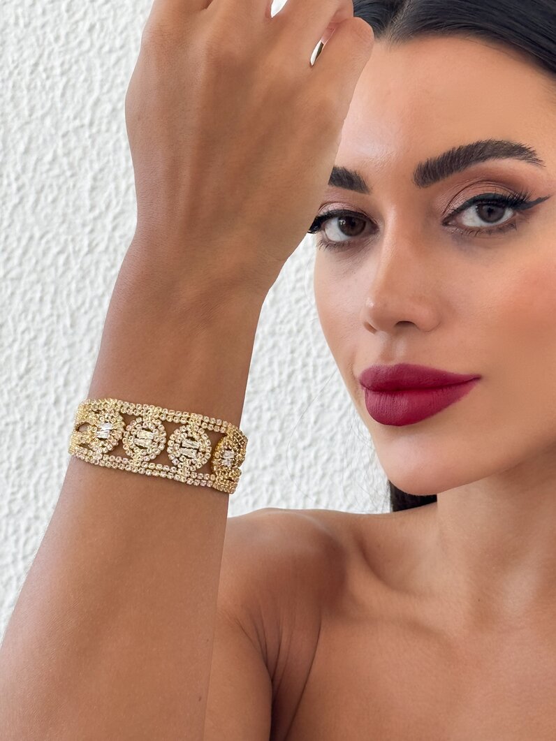 Pulseira Folheado a Ouro 18k e Prata Angel