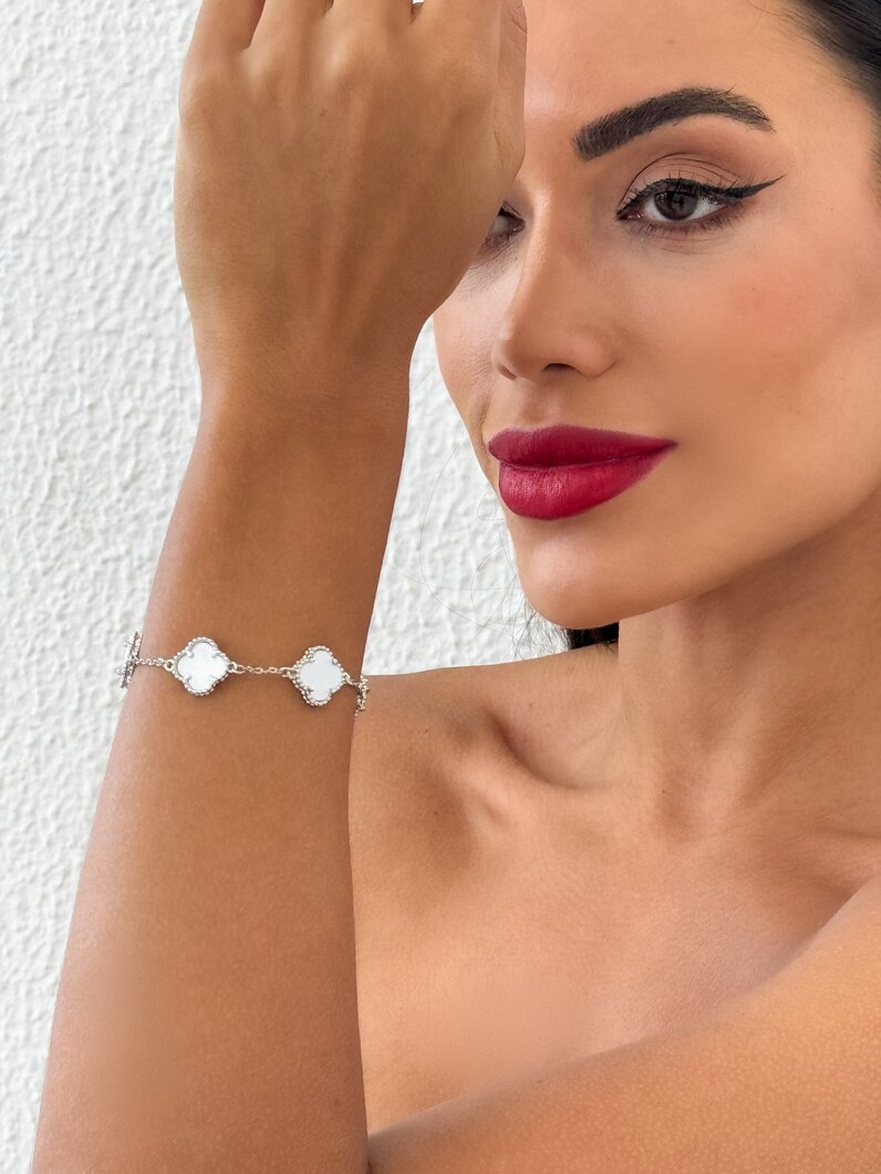 Pulseira folheado a ouro 18k e Prata inspiração Virginia
