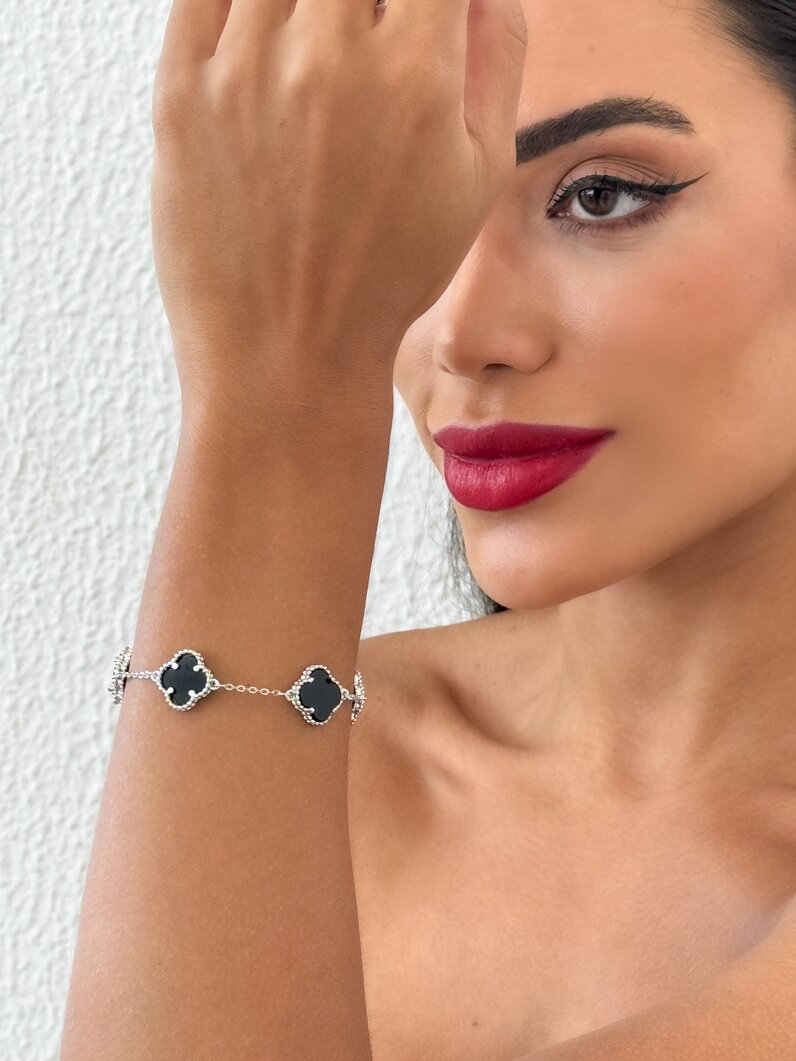 Pulseira folheado a ouro 18k e Prata inspiração Virginia