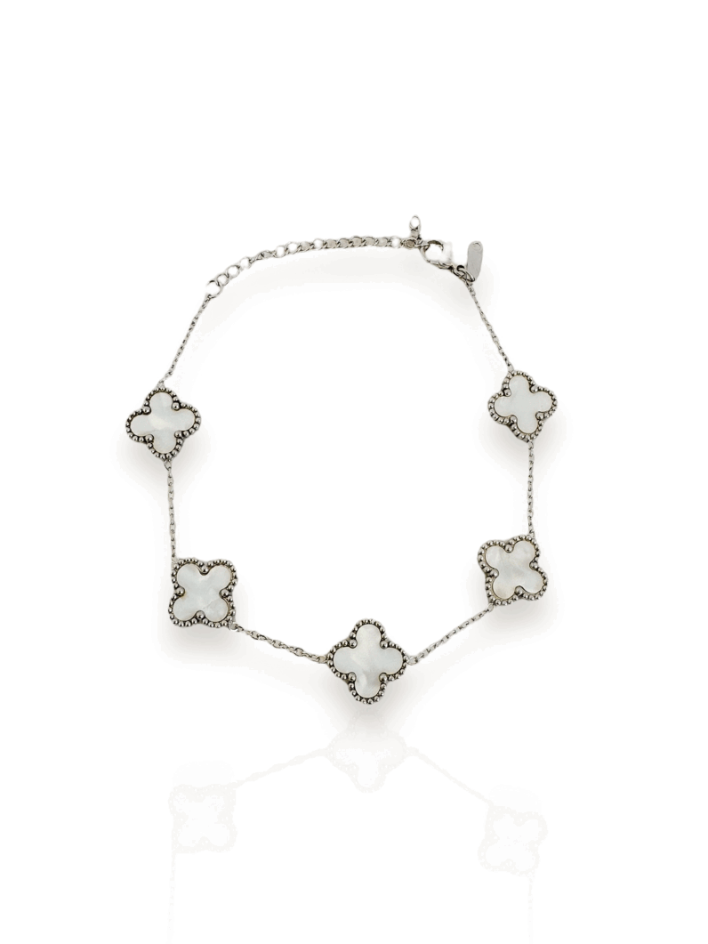 Pulseira folheado a ouro 18k Inspiração Colorido aço inoxidável